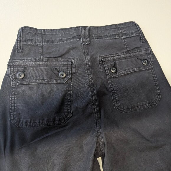 American Eagle Smokey Dark Blue Blue Size 00 Cargo Jogger Pants - Picture 3 of 15